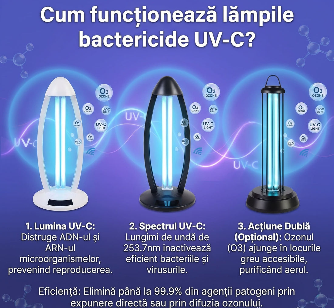 Cum functioneaza lampi bactericide UV-C? - LampiSterilizare.ro