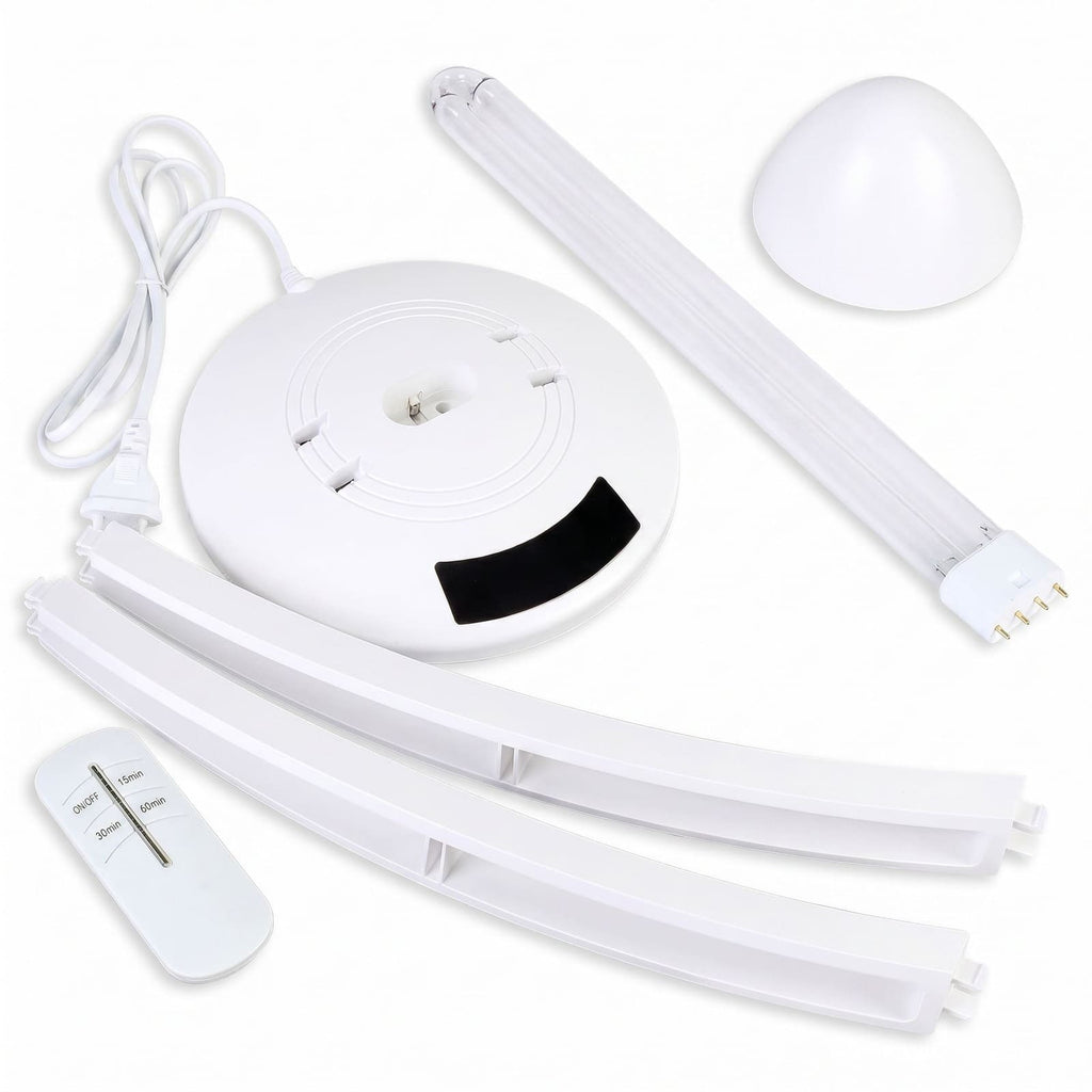 Lampa bactericida UV si Ozon 38W – 60 mp Alb- Set 8 buc - LampiSterilizare.ro