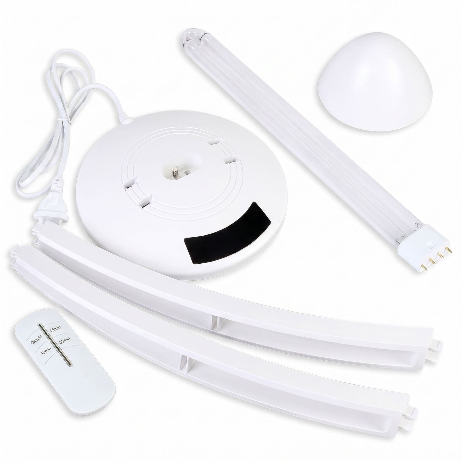 Lampa bactericida UV si Ozon 38W – 60 mp Alb- Set 8 buc - LampiSterilizare.ro