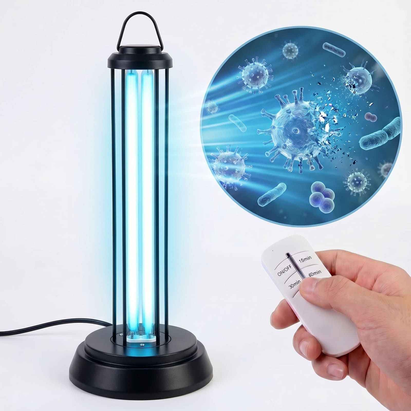 Lampa bactericida UV si Ozon 60W – 90 mp -Set 6 buc