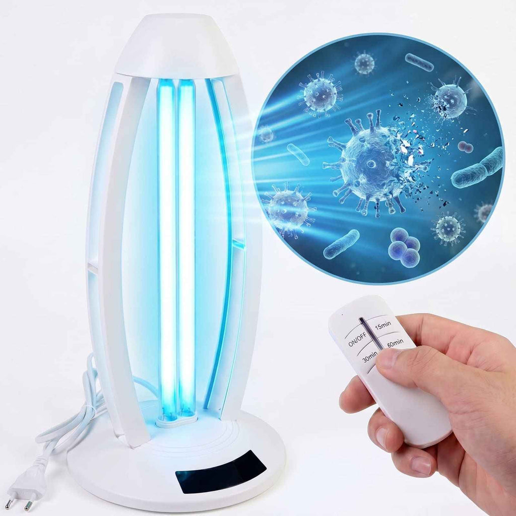 Lampa bactericida UV si Ozon 38W – 60 mp Alb - LampiSterilizare.ro